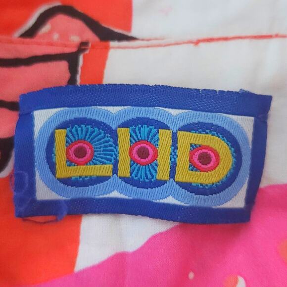 LHD Glades sea shell starfish striped cotton button up belted midi dress Size 8 - Picture 9 of 12